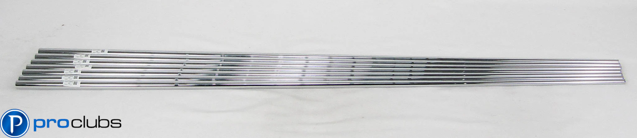 (7) NEW KBS $-TAPER LITE 110G REGULAR FLEX STEEL IRON SHAFTS .370 (No Labels) - Image 4