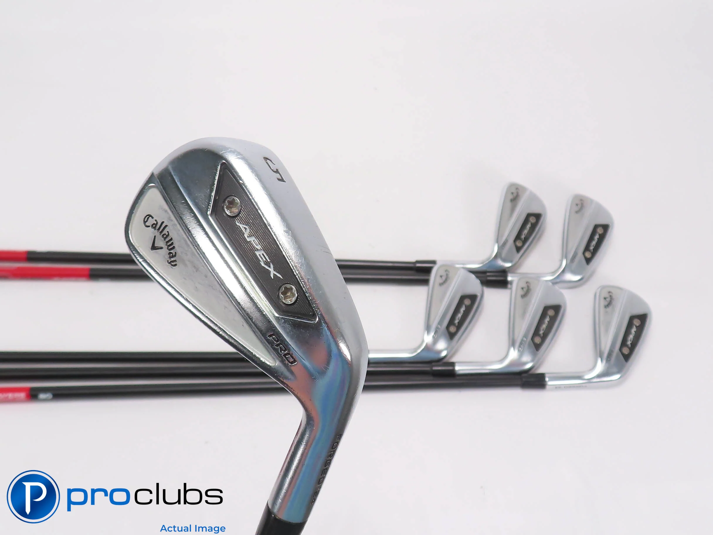 Callaway '24 APEX PRO 5-PW Iron Set - KBS PGI80 Stiff Flex Graphite +1/2" 503321
