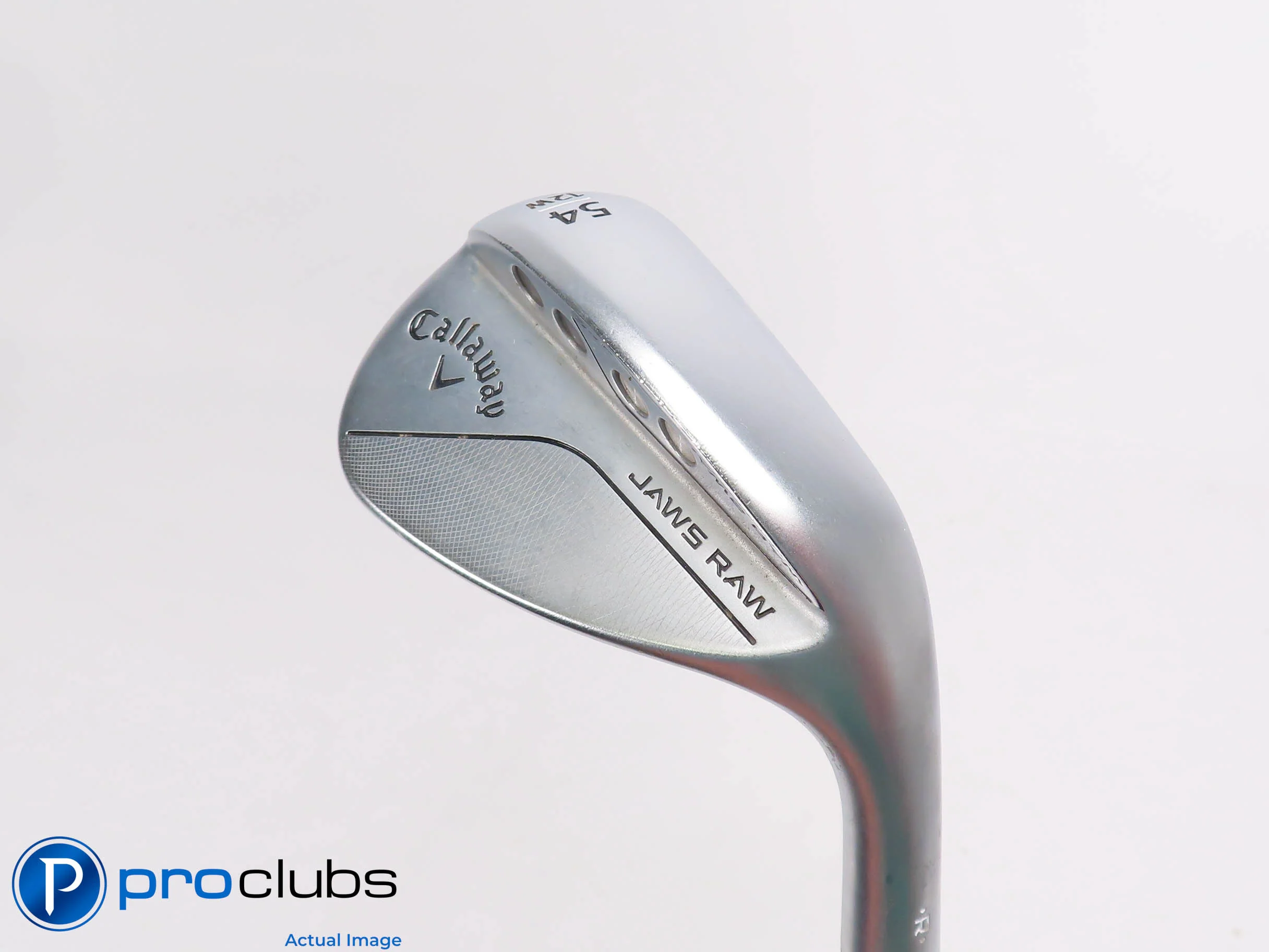 Nice Callaway JAWS RAW (12)54* Wedge W-Grind - Spinner Wedge Flex Steel 503189