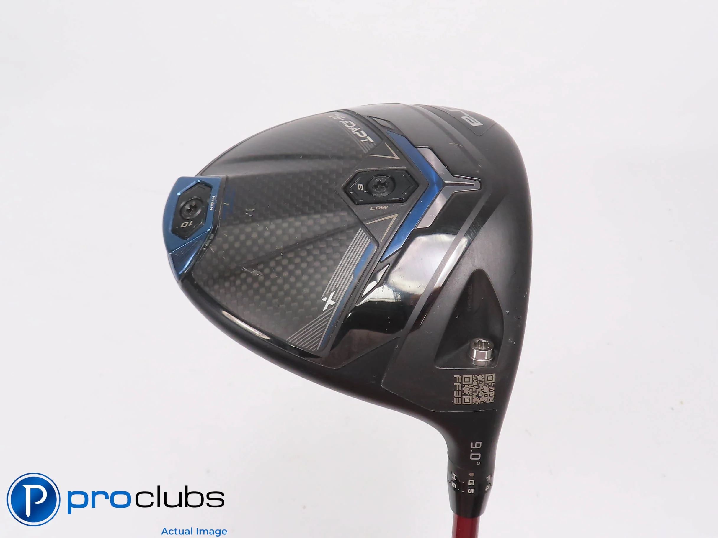 Nice Cobra DS-Adapt X 9* Driver - Denali Red 50g 5.5 Regular Flex 504513