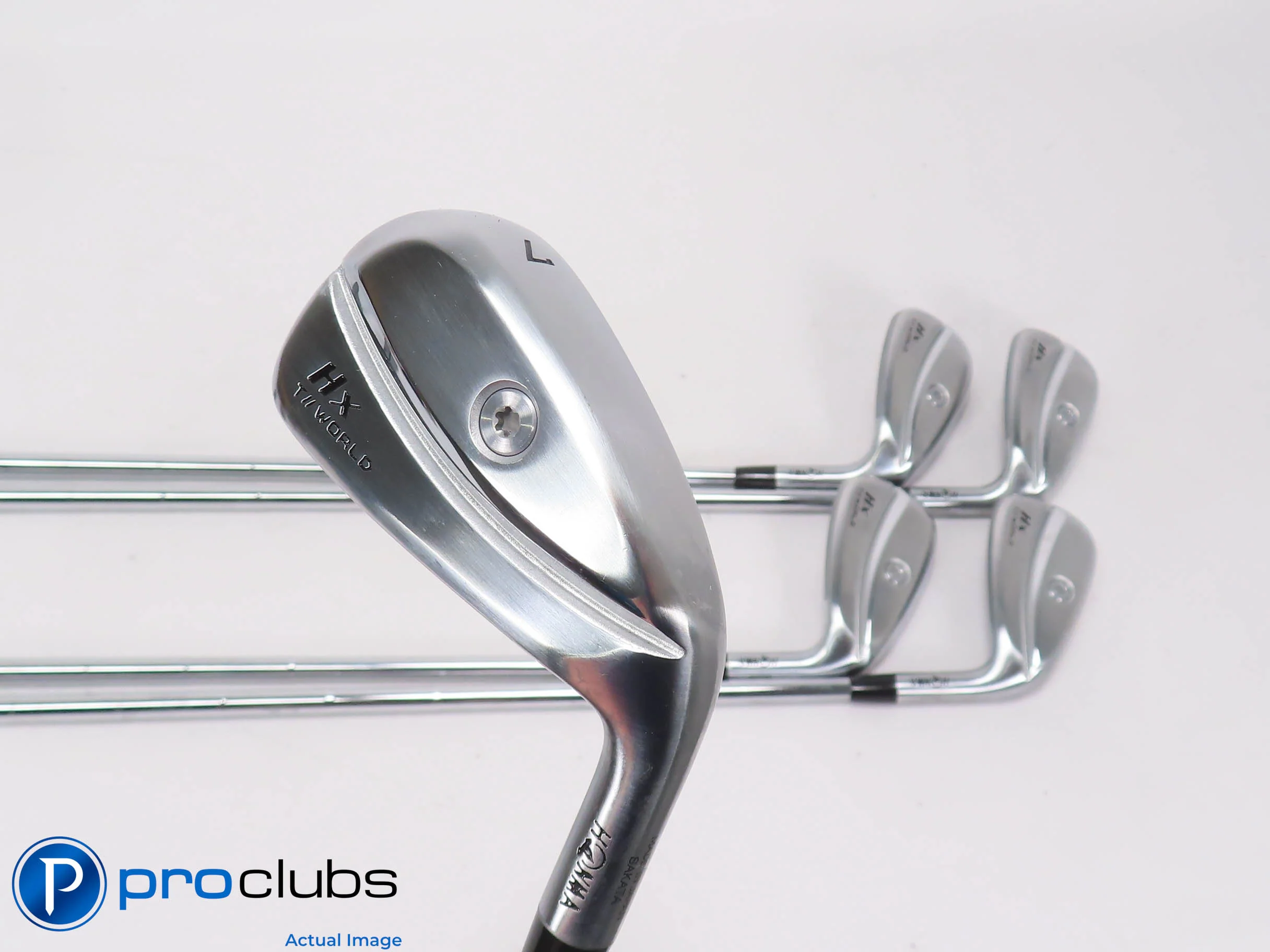 Nice Honma T/World HX 7-PW,AW Iron Set - DG X100 X-Flex Steel +1" 504134