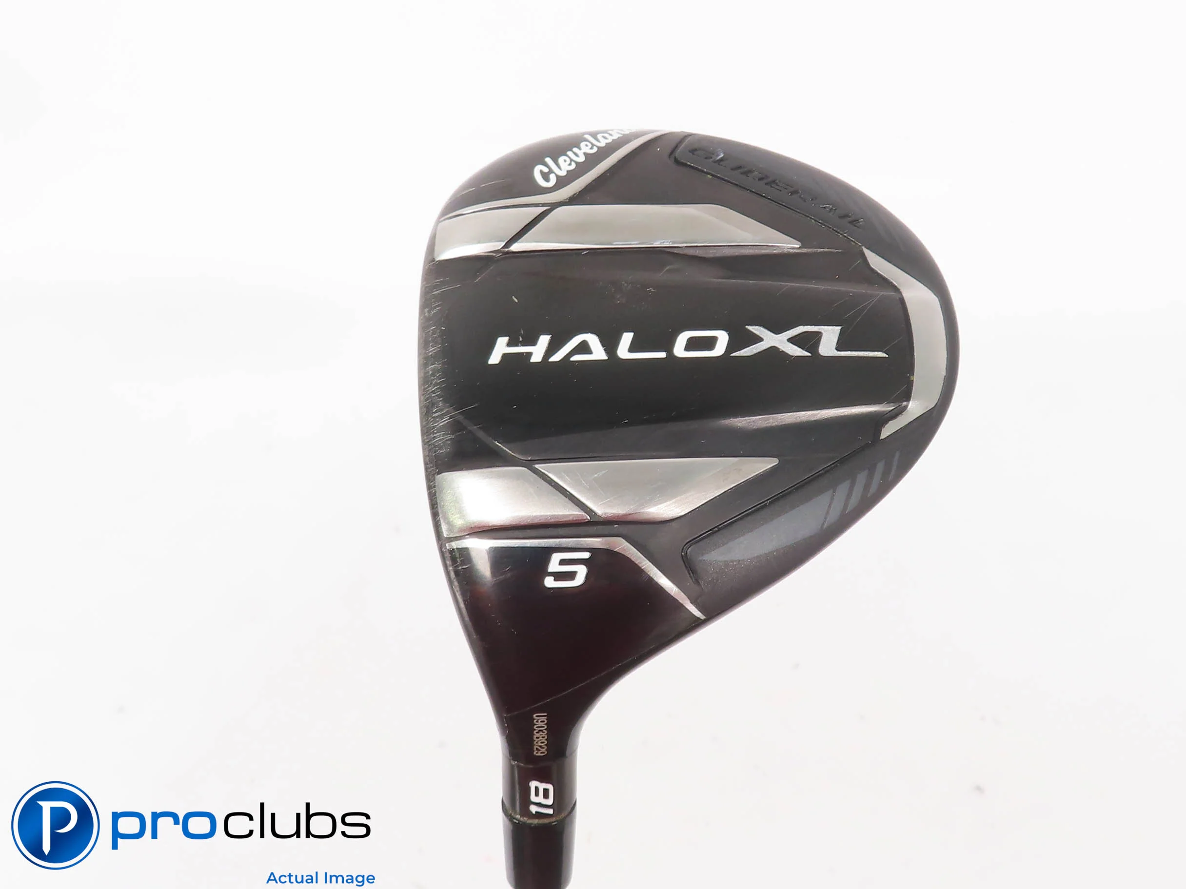 Left Handed Cleveland XL HALO 18* 5 Wood w/HC - Cypher Fifty 5.5 Regular #449310