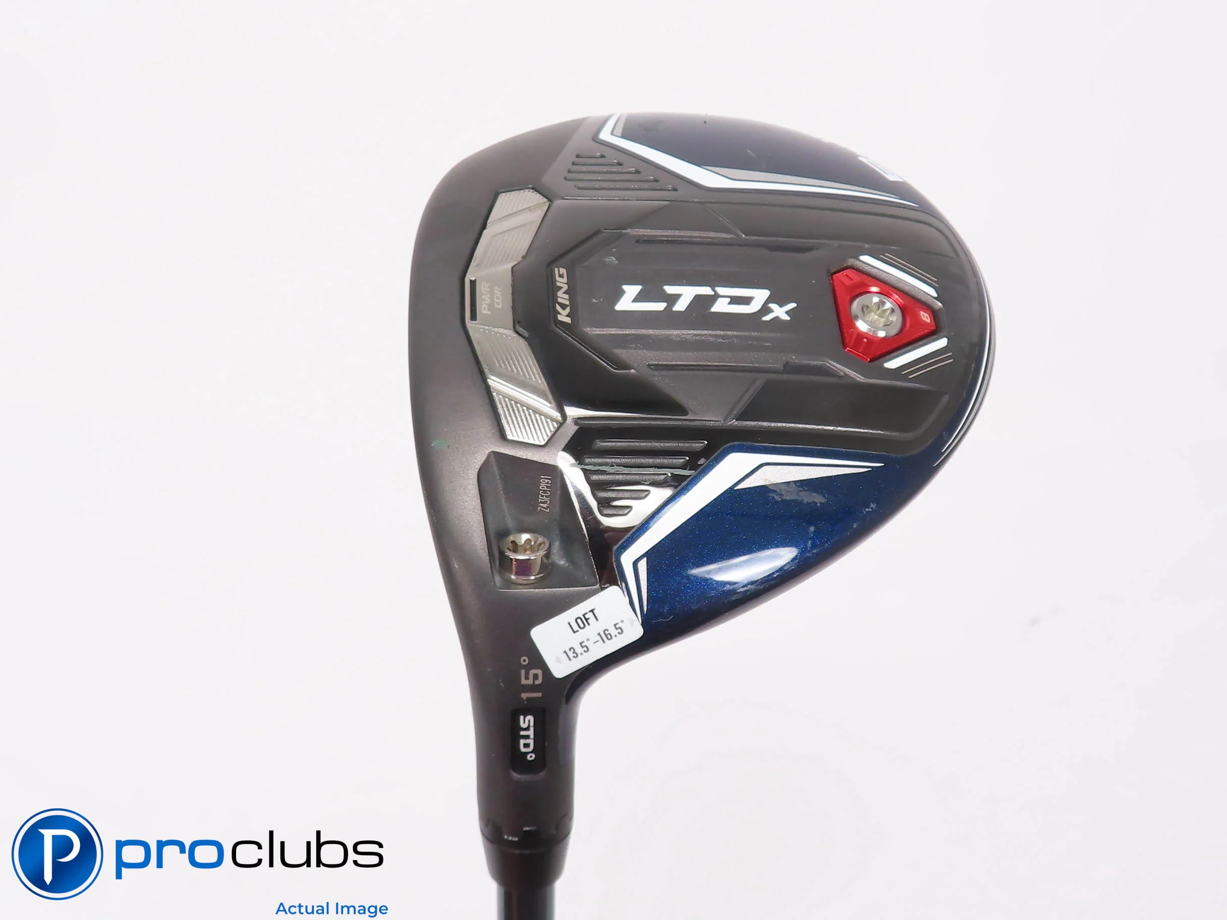 Left Handed Cobra LTDx 15* 3 WOOD Peacoat - LINQ Red 5F3 Regular Flex 452128
