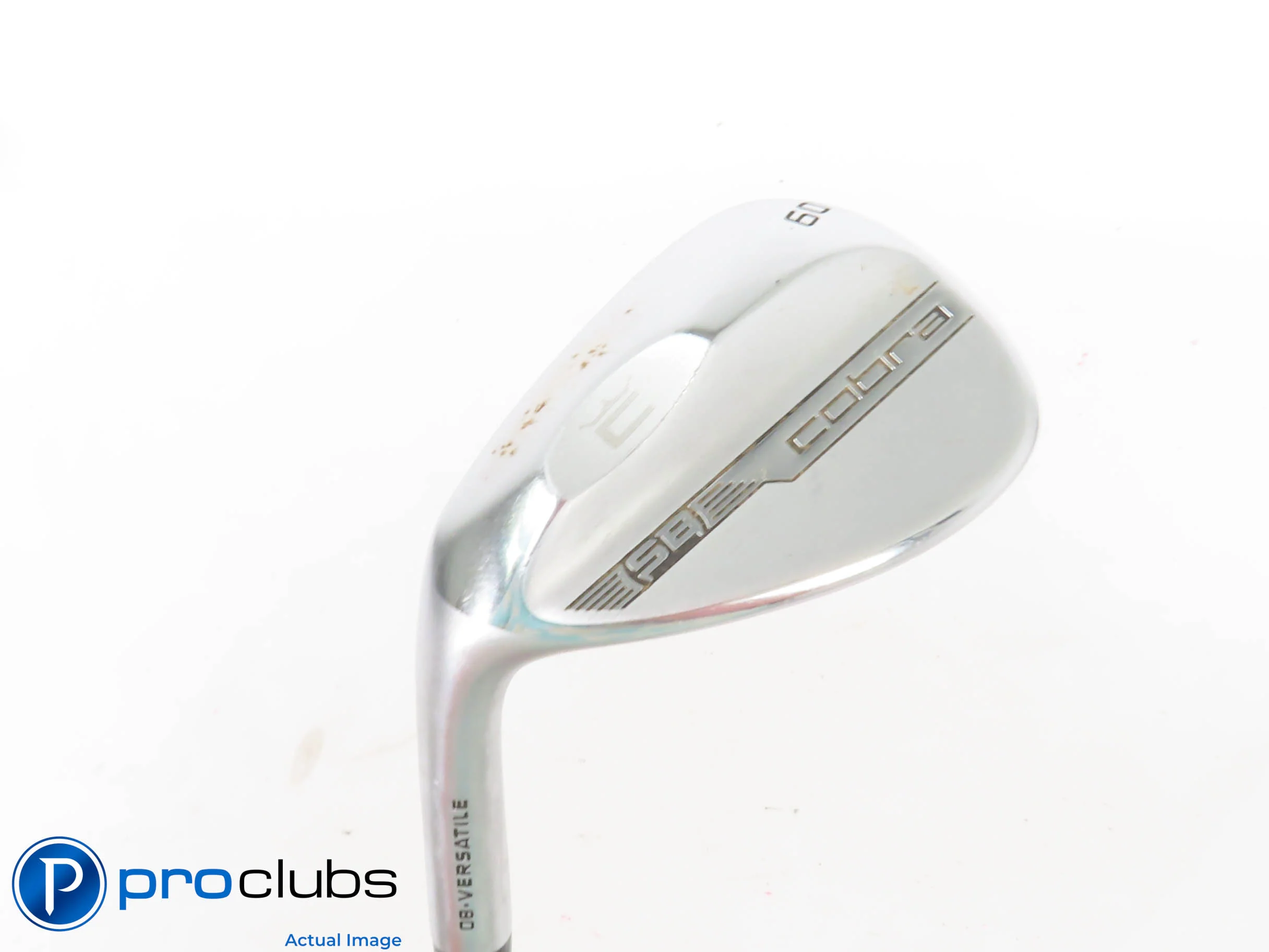 Left Handed Cobra SB Chrome 60*(8*) WEDGE V-Grind - KBS 125 Stiff Flex 431501