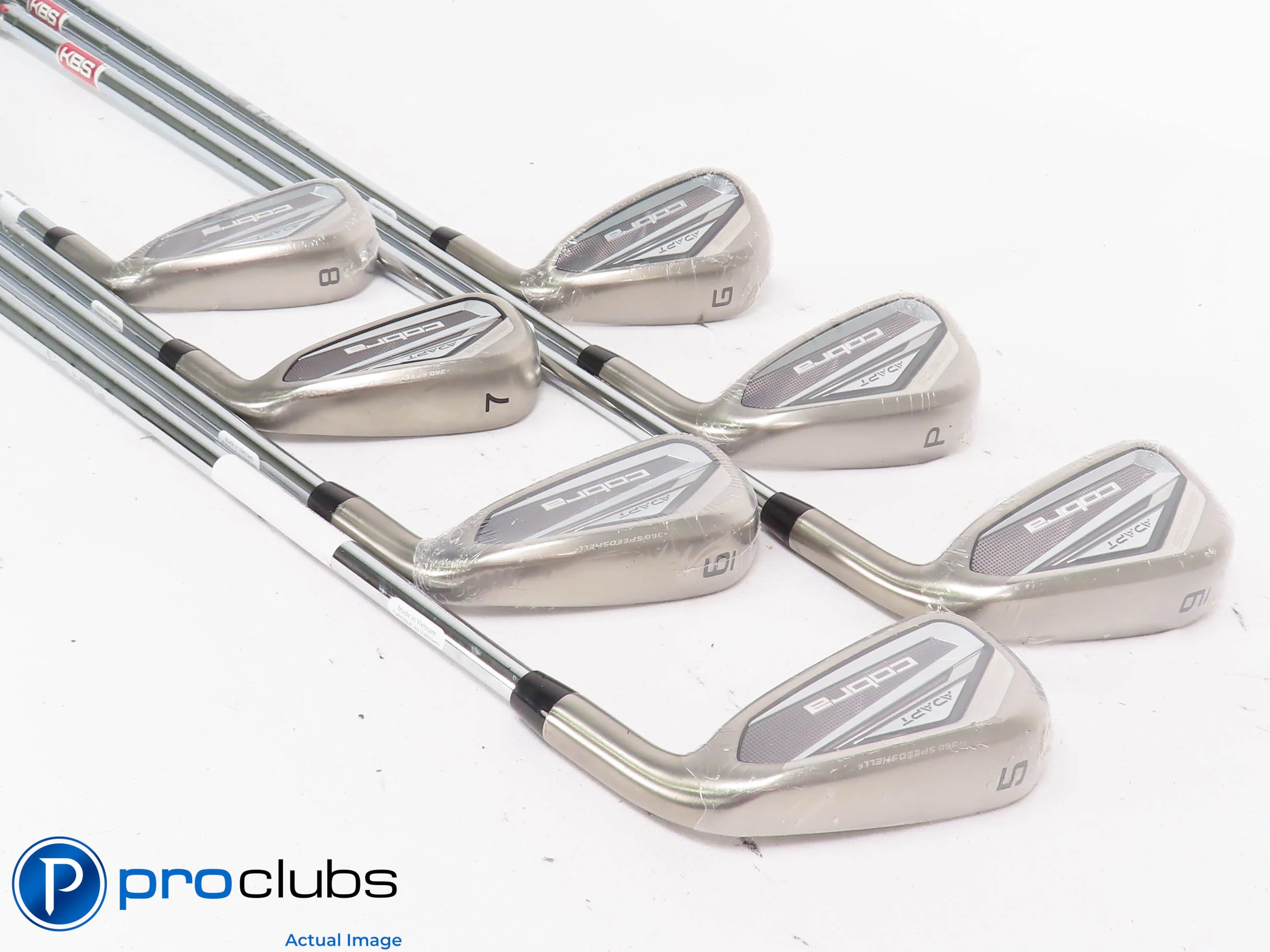 Mint COBRA 2025 DS-ADAPT 5-PW IRON SET - KBS Tour Lite Stiff Flex Steel 440964 - Image 2