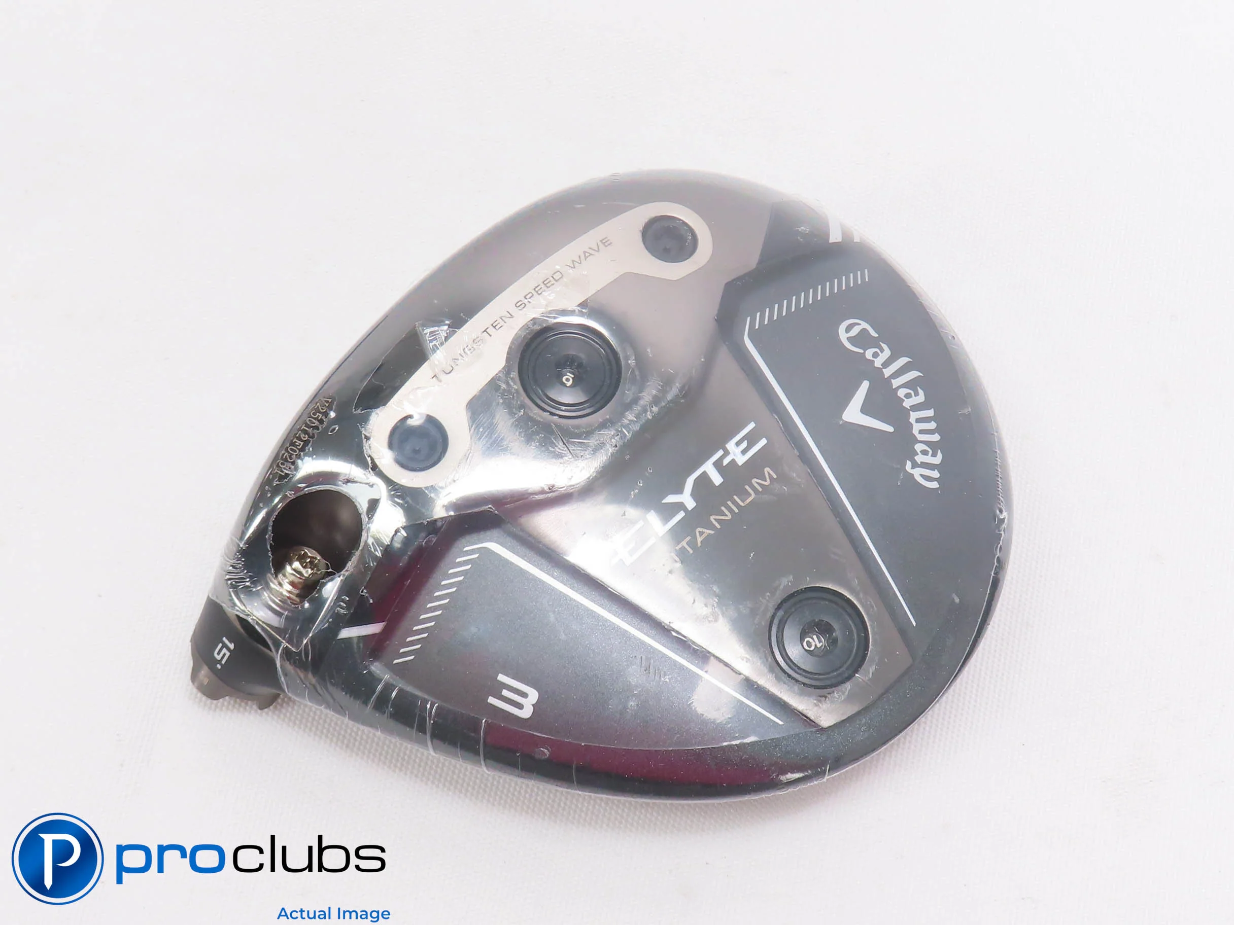 New! Left Handed Callaway ELYTE Titanium 15* 3 Wood - Head Only - 501009