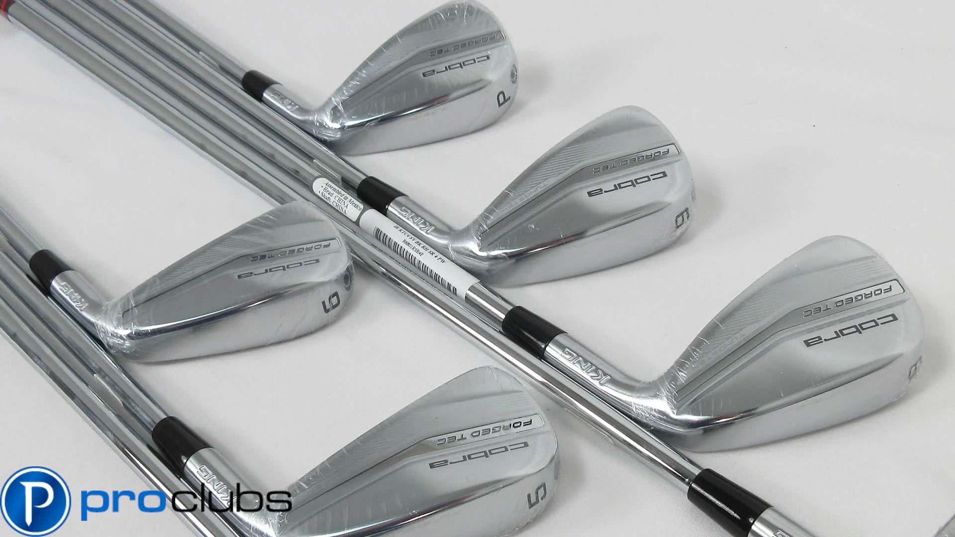NEW COBRA KING FORGED TEC IRONS 4-PW STEEL KBS S-TAPER LITE REGULAR FLEX 413408 - Image 3