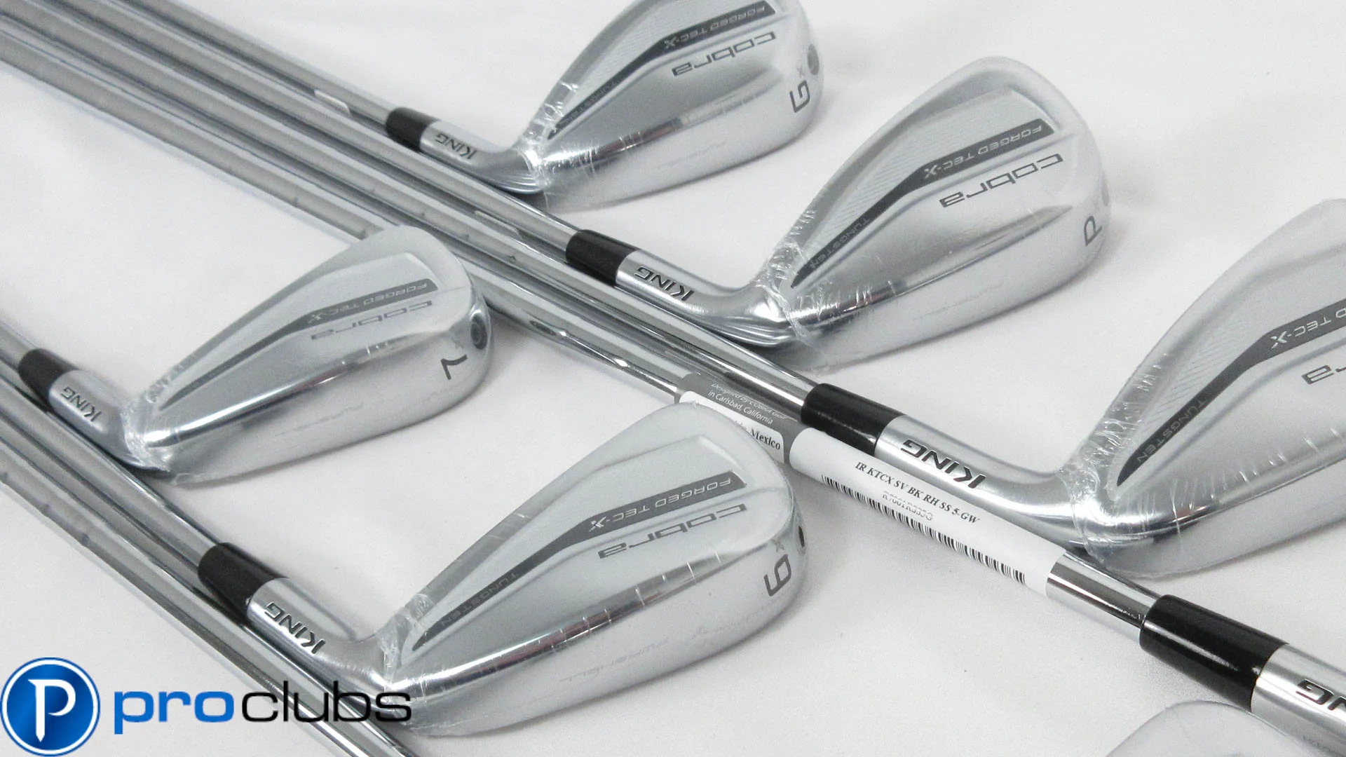 NEW COBRA '2022 KING FORGED TEC X IRONS 5-PW,GW STEEL KBS TOUR LITE STIFF 413414 - Image 3