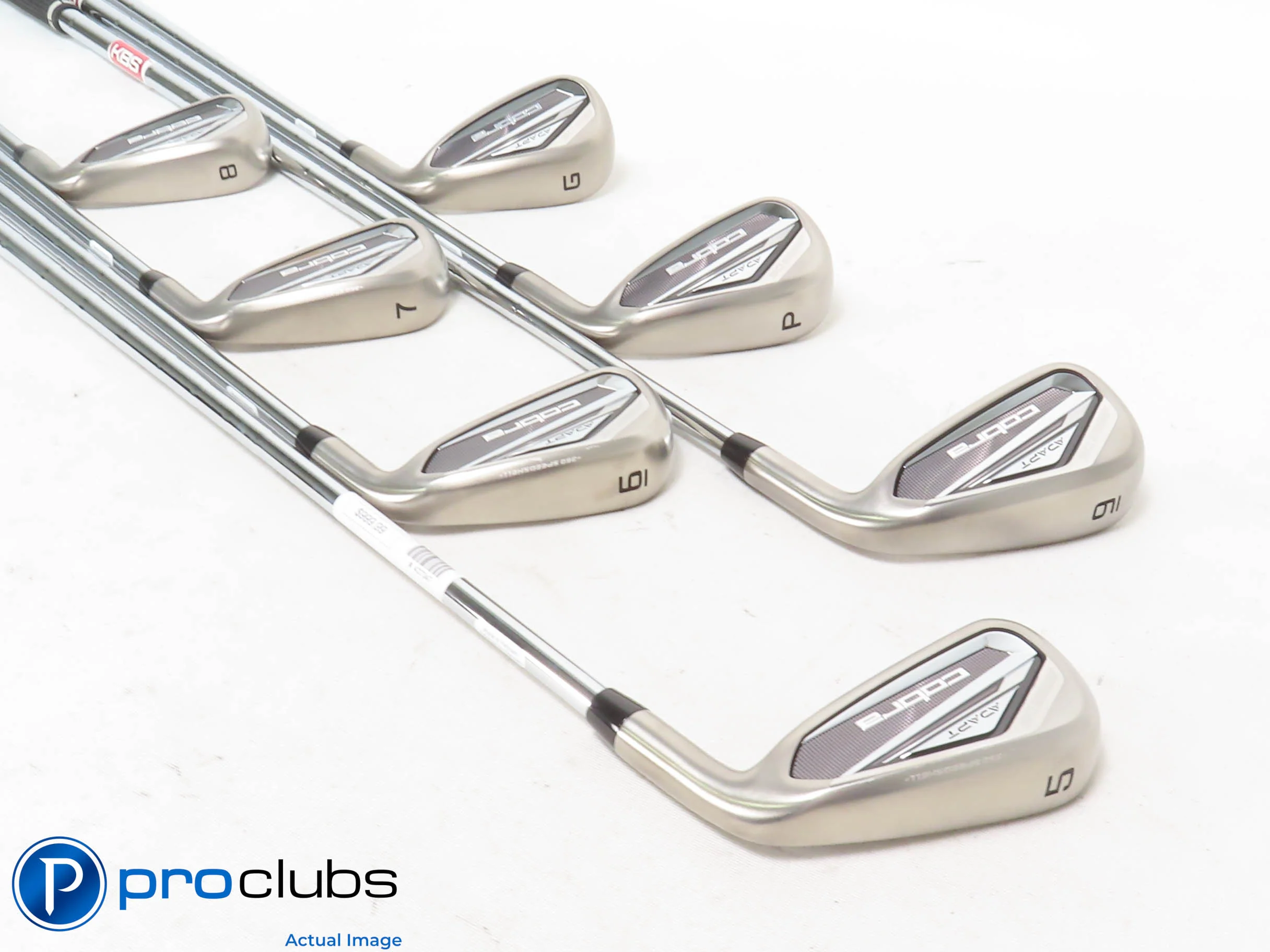 NEW Cobra '25 DS ADAPT 5-PW,GW IRON SET - KBS Tour Lite Stiff Flex -1/2" 427347 - Image 2