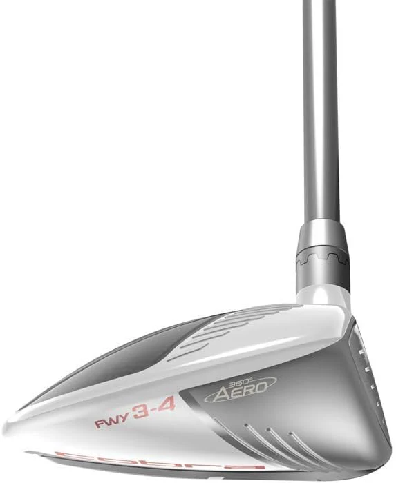 New Ladies Cobra King F9 22.5 Degree 5-6 Fairway Wood White/Pink W/Headcover - Image 4