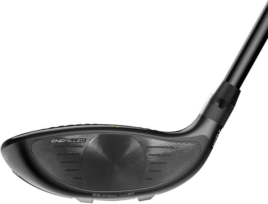 New LH Cobra King F9 Yellow 3-4 14.5 Fairway Wood Atmos Regular W/Headcover - Image 3