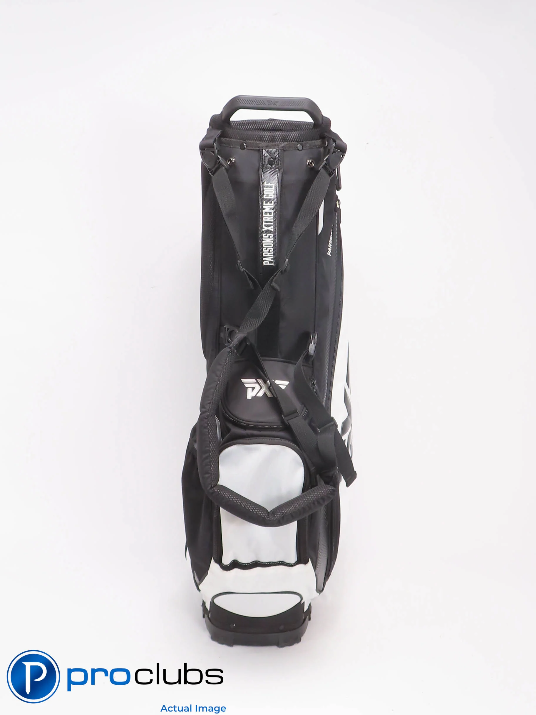 Nice PXG Carry / Stand Bag w/Rainhood - Black/White 502970 - Image 3