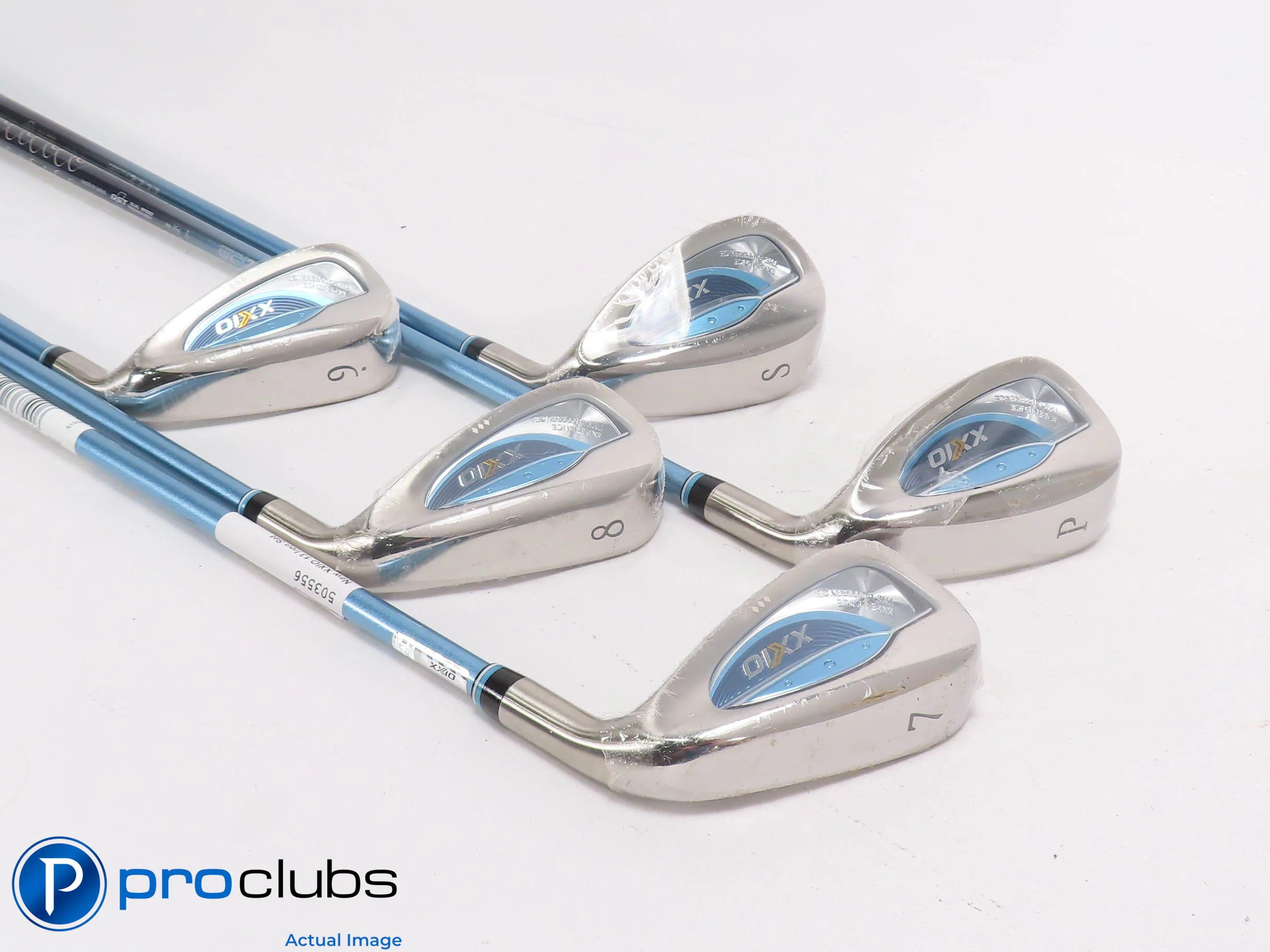New Ladies XXIO 13 7-PW,SW Iron Set - XXIO MP1300L DST 35g Ladies Flex 503556 - Image 2