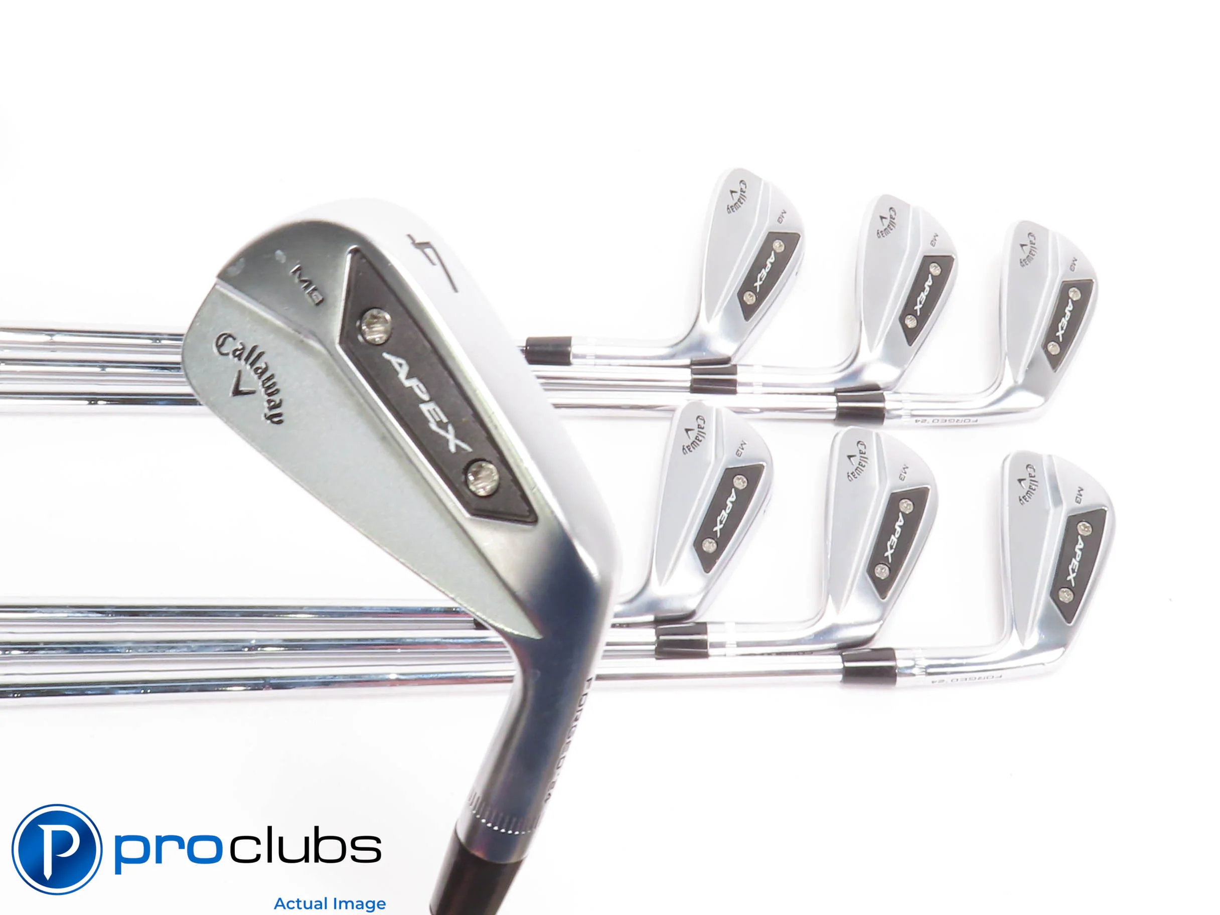 Nice Callaway '24 APEX MB Forged 4-PW IRON SET - DG TI X100 X-Flex +1/2" 427555