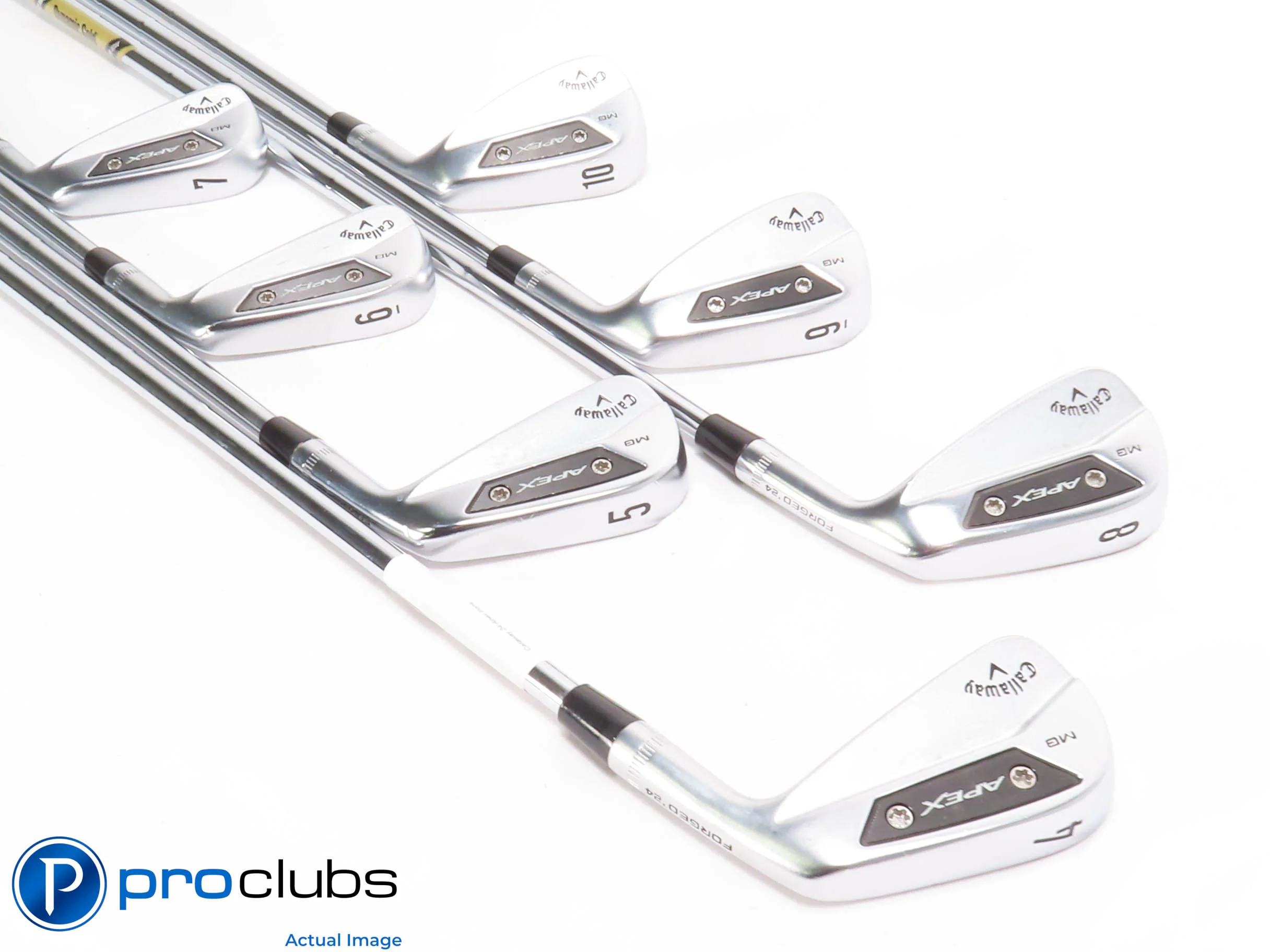Nice Callaway '24 APEX MB Forged 4-PW IRON SET - DG TI X100 X-Flex +1/2" 427555 - Image 2