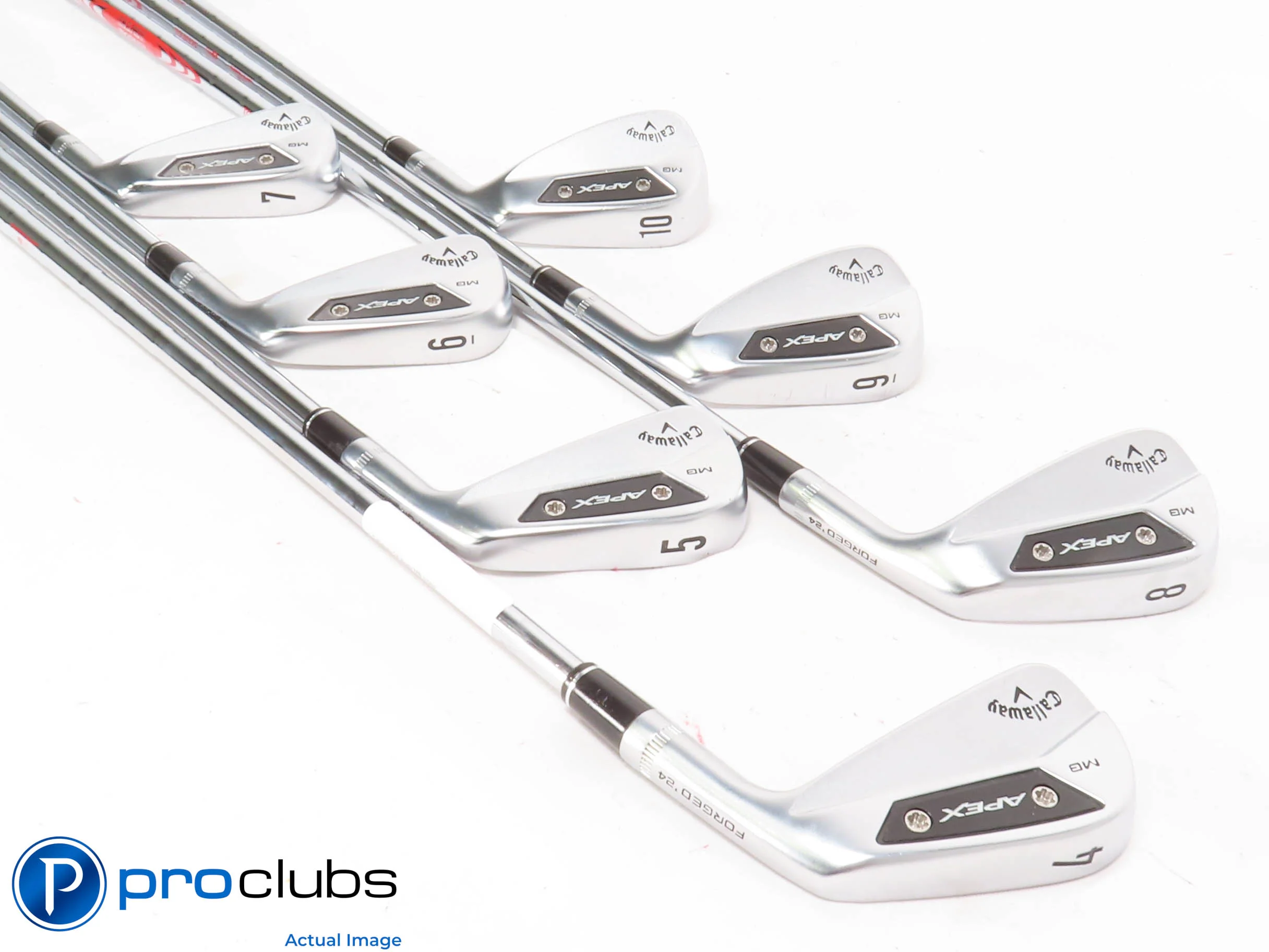 Nice Callaway '24 APEX MB Forged 4-PW IRON SET - Modus 105 X-Flex Steel 434230 - Image 2