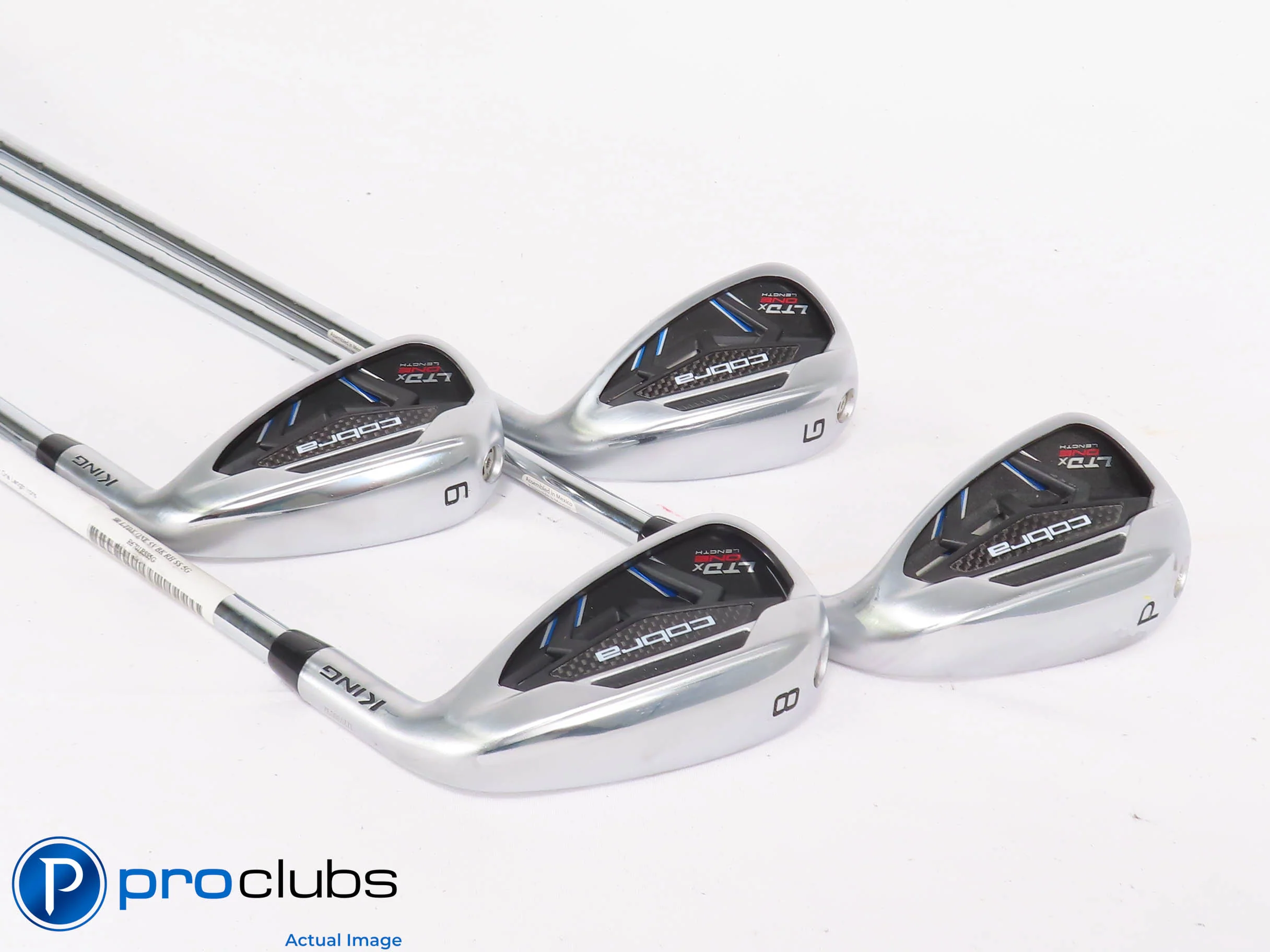 Nice Cobra KING LTDx ONE Length 8-PW,GW IRON SET - KBS Stiff Flex Steel 445718 - Image 2