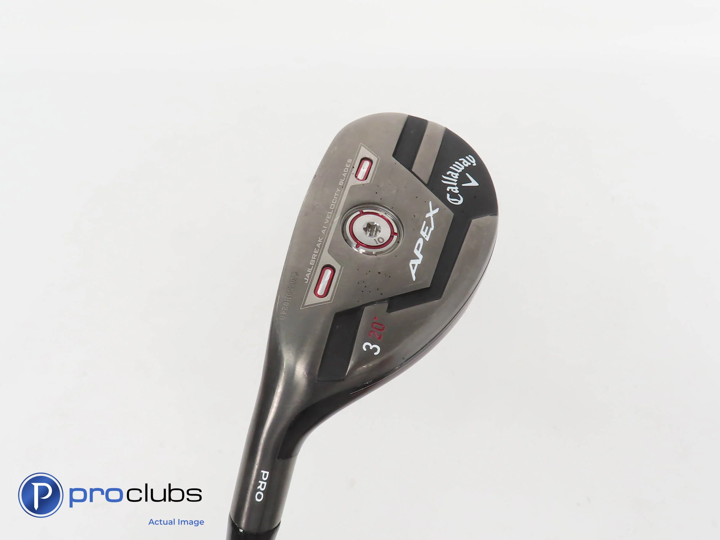 Nice Left Handed Callaway 2021 Apex Pro 20* 3 Hybrid - MMT 80 Stiff Flex 336751