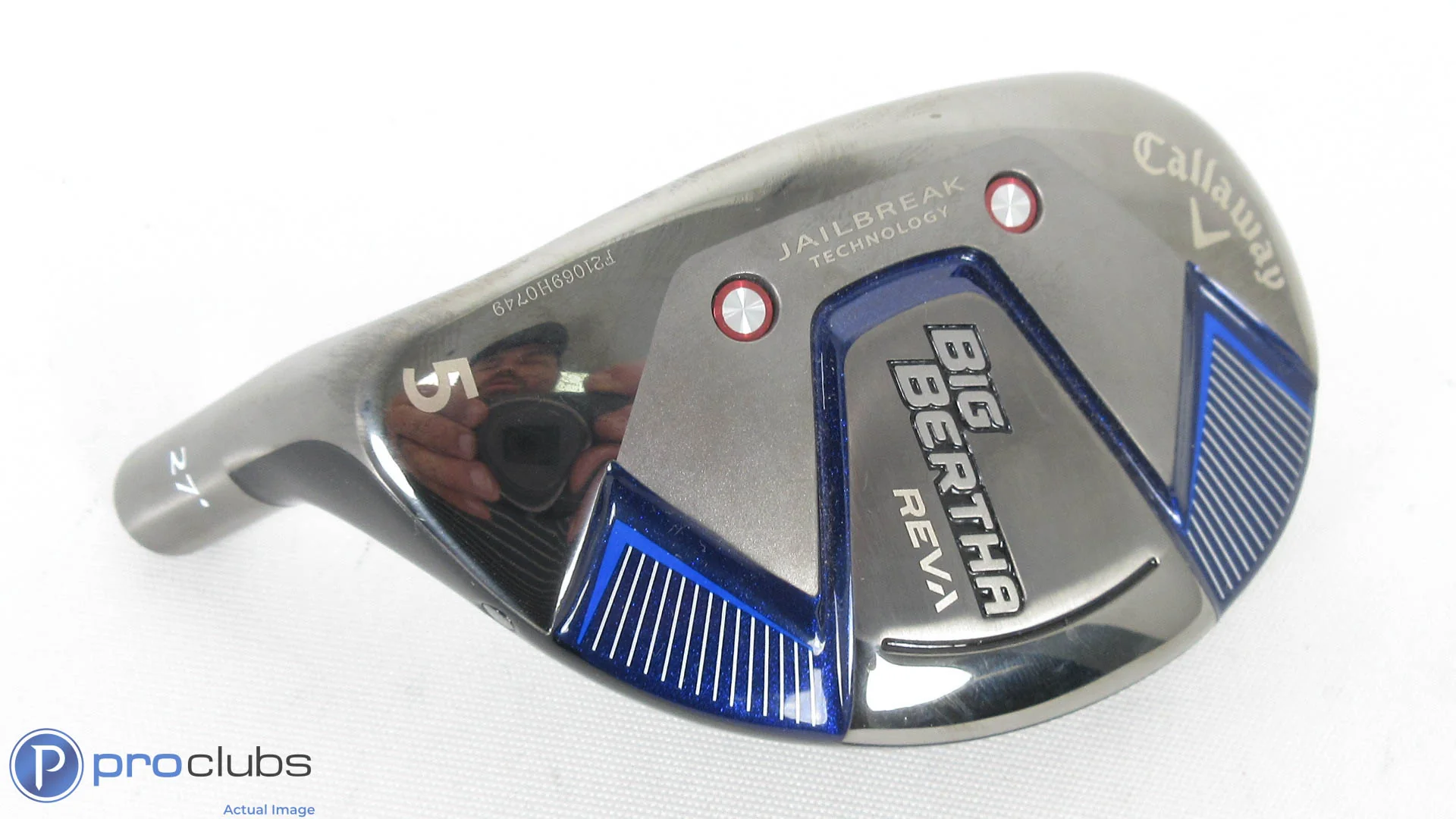 Nice! Left Handed Callaway Big Bertha REVA 27* 5 Hybrid-Head Only- 367624