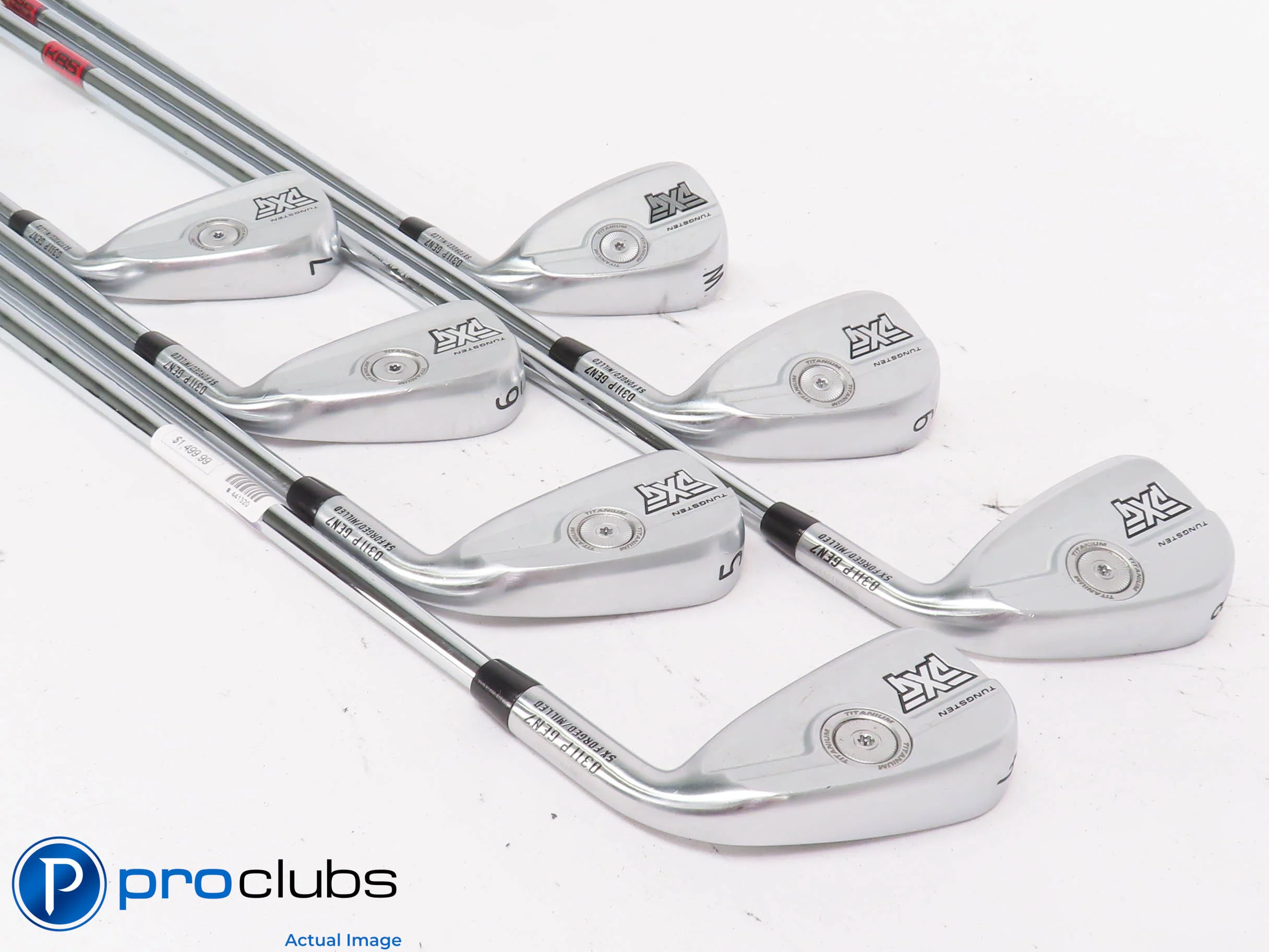 Nice PXG 0311P Gen7 4-PW IRON SET - KBS $Taper Lite Stiff Flex Steel 441320 - Image 2
