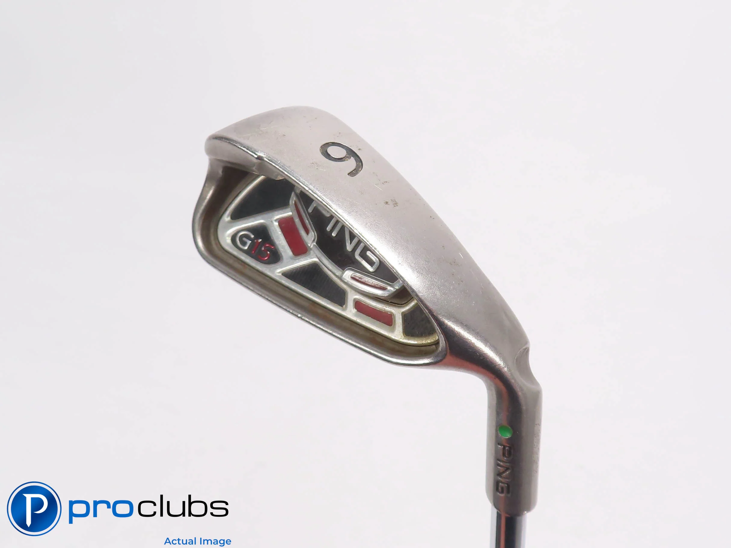 Ping G15 29* 6 Iron Green Dot - Ping AWT Stiff Flex Steel 504639