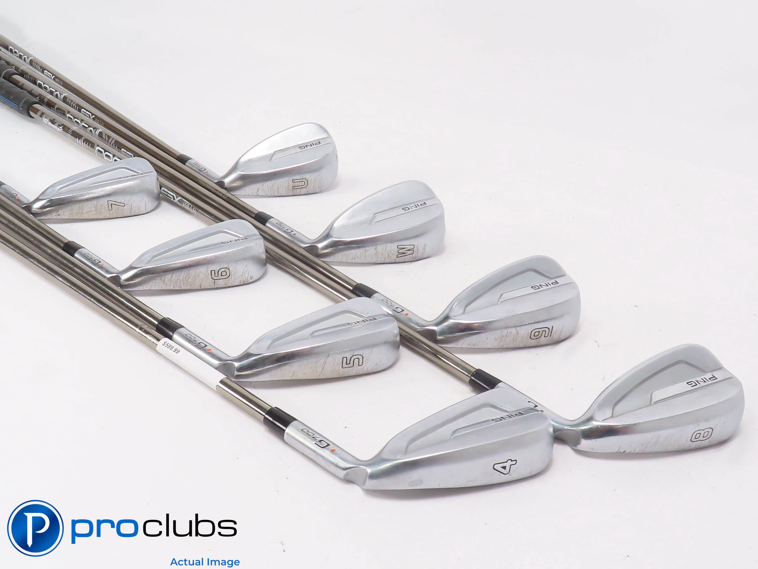 Ladies Ping G700 4-PW,UW Iron Set Orange Dot - Recoil Ladies Flex +1.25" 503247 - Image 2