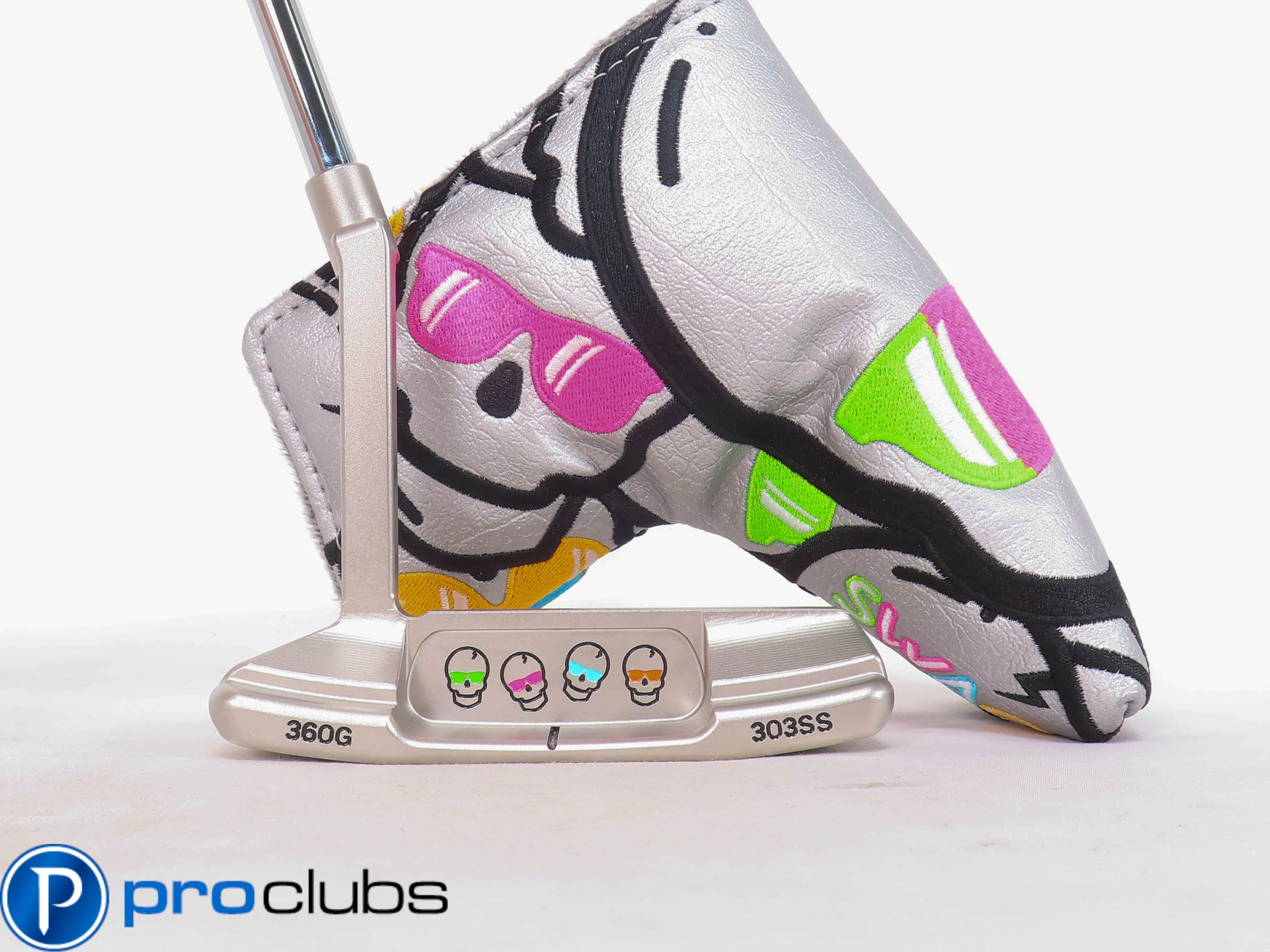 SWAG GOLF HANDSOME TOO LONG NECK PROTOTYPE 360G PUTTER 34" w/HEADCOVER