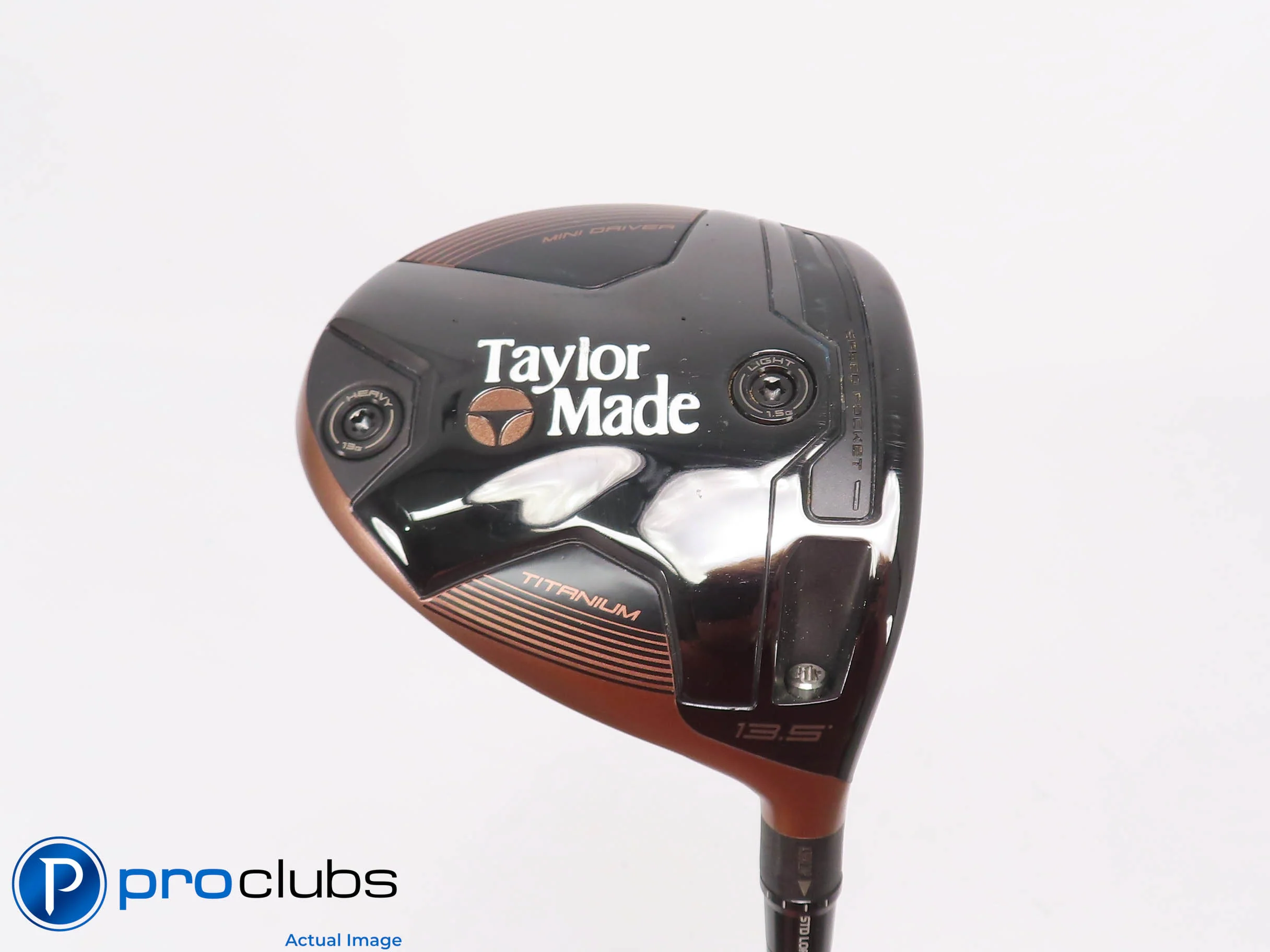 Nice TaylorMade BRNR Copper 13.5* MINI DRIVER - ProForce 65 Regular Flex 503239