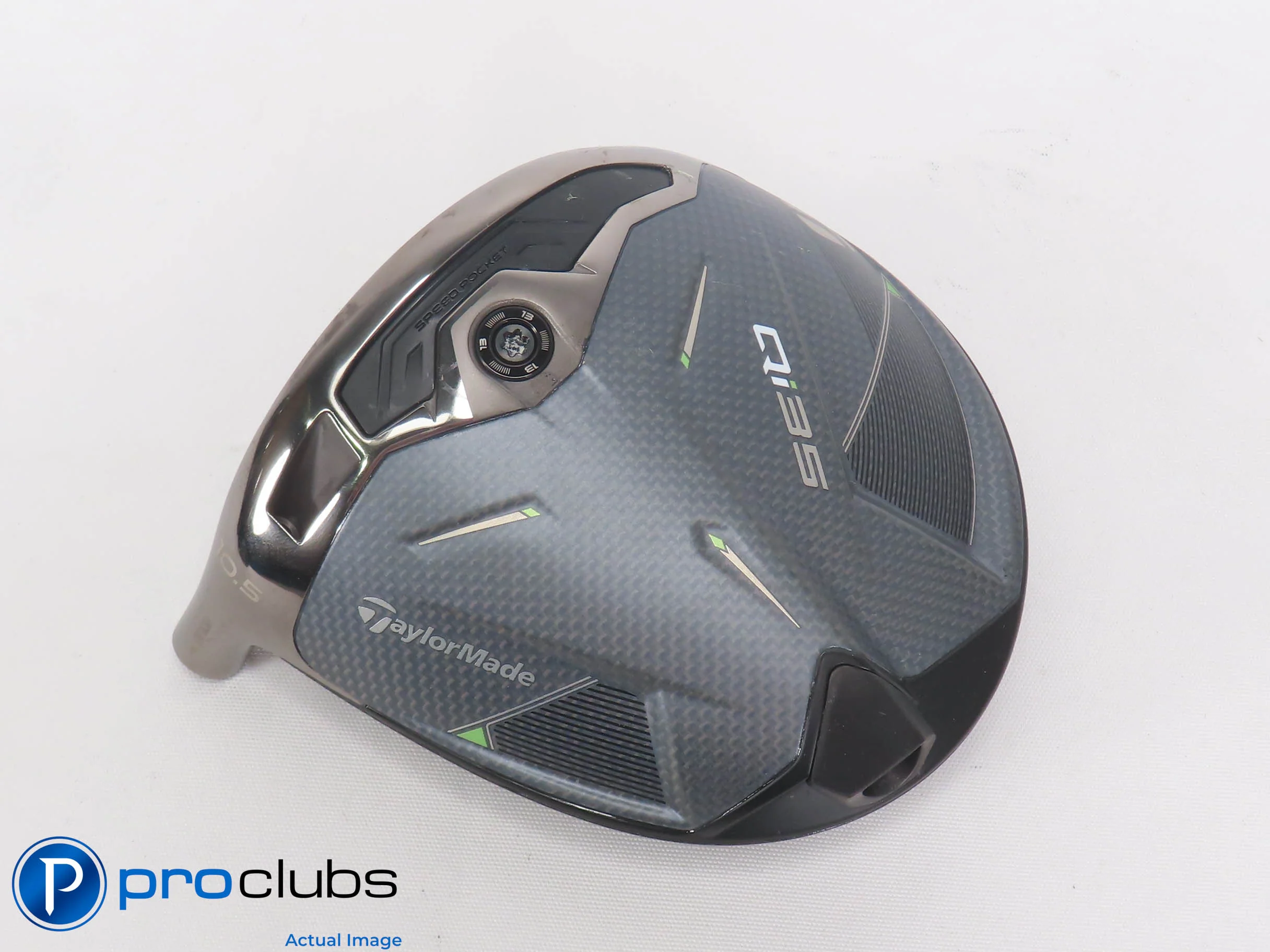 Nice Left Handed TaylorMade Qi35 10.5* Driver HEAD ONLY 500445