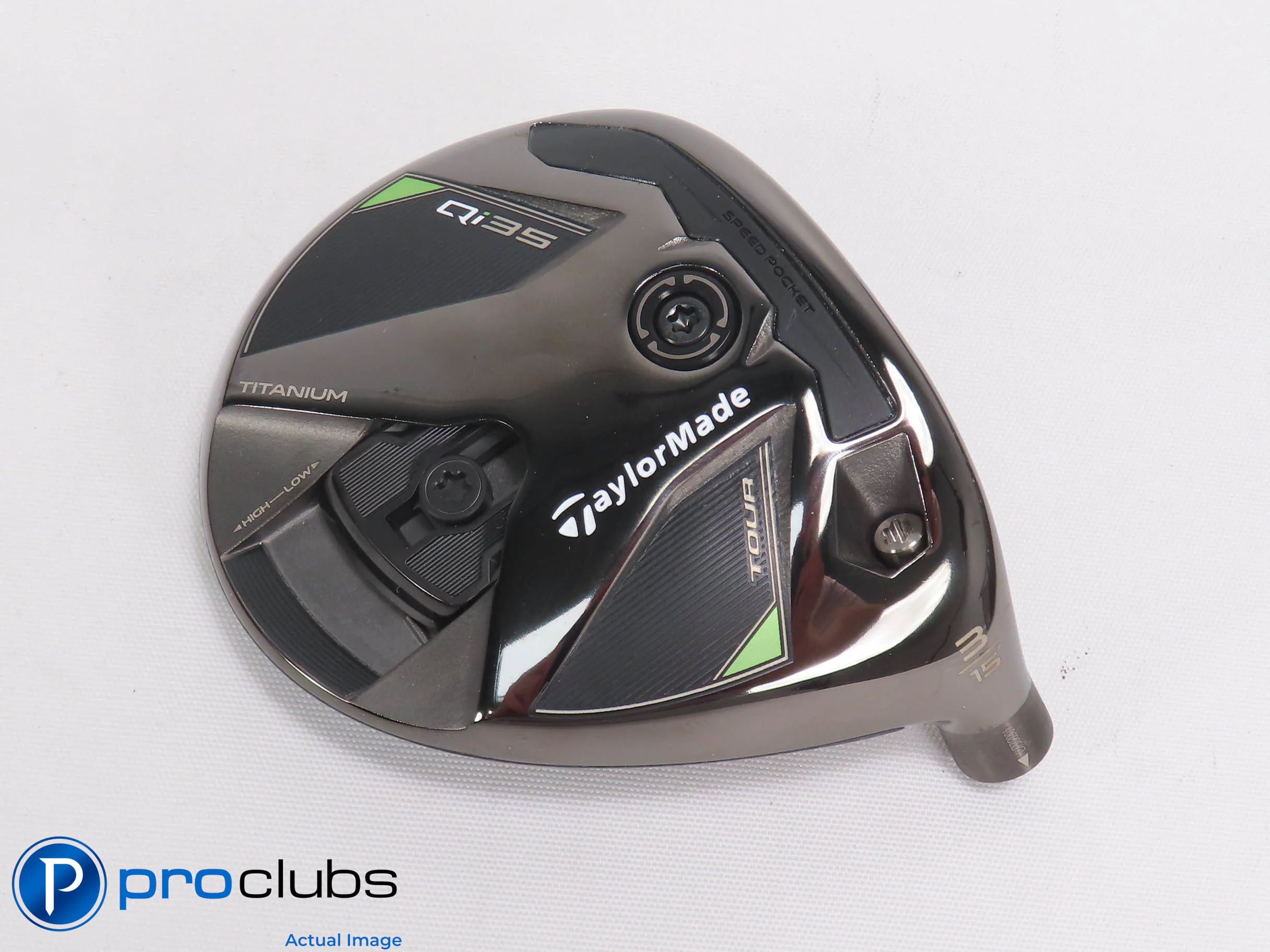 Nice TaylorMade Qi35 Tour 15 Degree 3 Wood HEAD ONLY 500732