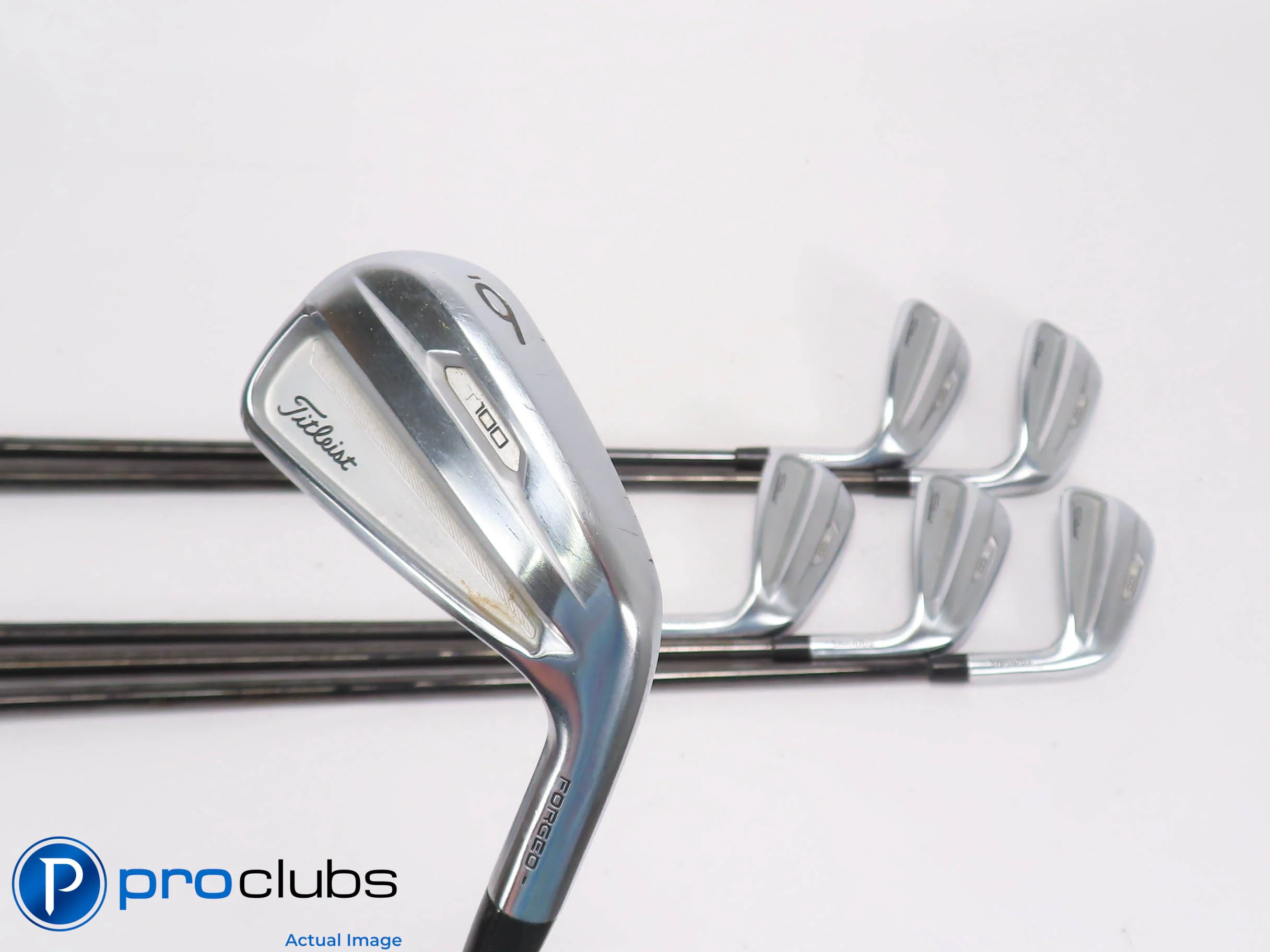Titleist '21 T100 6-PW,GW Iron Set - KBS $Taper 130 X-Flex Steel 503384