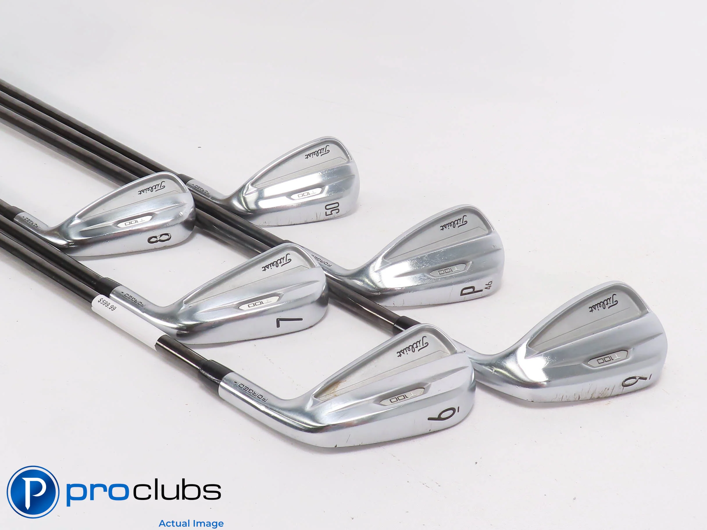 Titleist '21 T100 6-PW,GW Iron Set - KBS $Taper 130 X-Flex Steel 503384 - Image 2