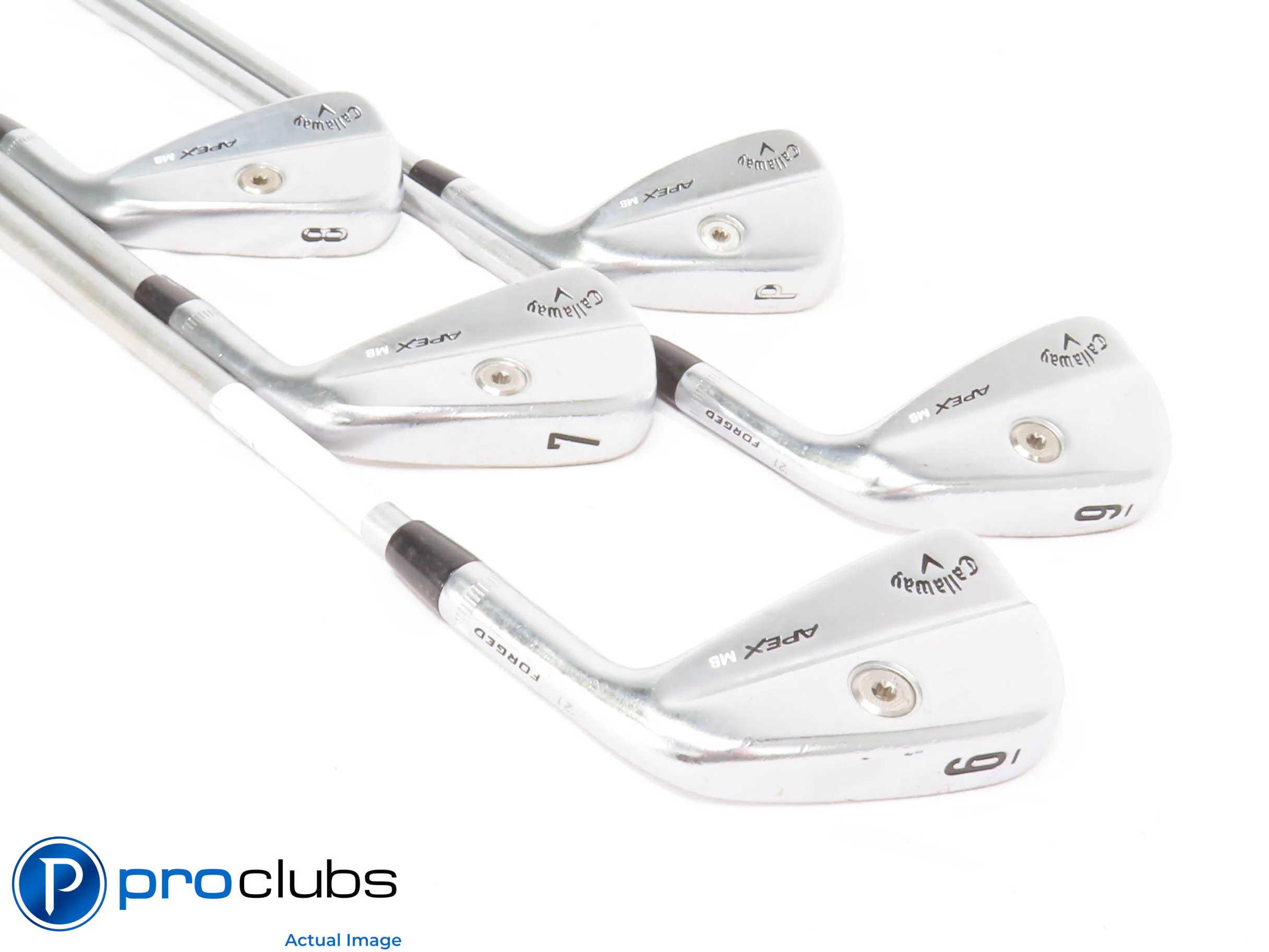 Tour Issue Callaway '20 APEX MB 6-PW IRON SET KBS CTaper 130 X-Flex +1/2" 437667 - Image 2