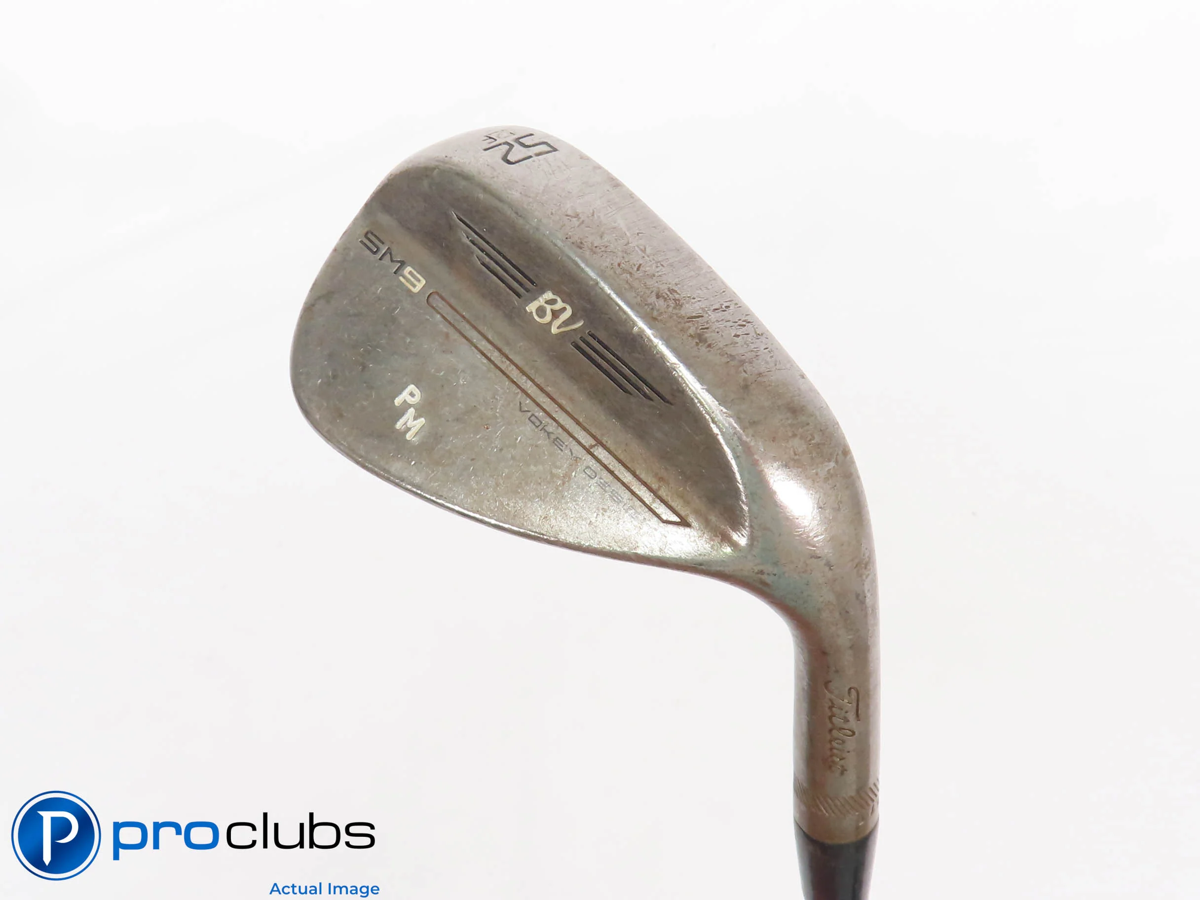 Tour Issue Titleist Vokey SM9 RAW 52*(12*) WEDGE F-Grind -S400 Stiff Flex 438872